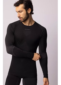 Termoaktywna koszulka męska z długim rękawem czarno-szara Breeze, Kolor czarno-szary, Rozmiar L, Spaio ze sklepu Primodo w kategorii Bielizna termoaktywna męska - zdjęcie 168135599