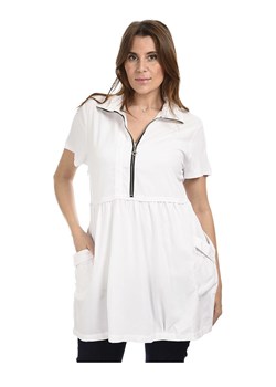 POMME ROUGE Sukienka w kolorze białym ze sklepu Limango Polska w kategorii Sukienki - zdjęcie 168136137