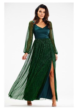 Awama Sukienka w kolorze zielonym ze sklepu Limango Polska w kategorii Sukienki - zdjęcie 168136195