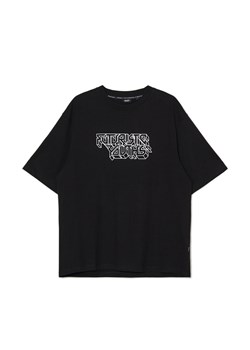 Cropp - Czarna koszulka z napisem - czarny ze sklepu Cropp w kategorii T-shirty męskie - zdjęcie 168138028