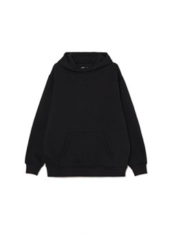 Cropp - Czarna bluza oversize z kapturem - czarny ze sklepu Cropp w kategorii Bluzy damskie - zdjęcie 168138085