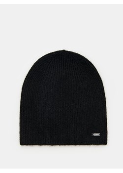 Mohito - Czarna czapka - czarny ze sklepu Mohito w kategorii Czapki zimowe damskie - zdjęcie 168140796