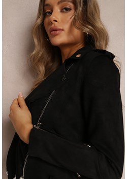 Czarna Ramoneska Charlee ze sklepu Renee odzież w kategorii Kurtki damskie - zdjęcie 168146078
