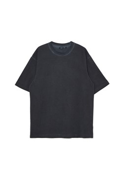 Cropp - Czarna koszulka - czarny ze sklepu Cropp w kategorii T-shirty męskie - zdjęcie 168146419