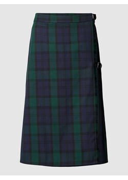 Spódnica kopertowa o długości do kolan ze wzorem w kratę ze sklepu Peek&Cloppenburg  w kategorii Spódnice - zdjęcie 168146705