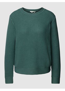 Sweter z dzianiny z fakturowanym wzorem ze sklepu Peek&Cloppenburg  w kategorii Swetry damskie - zdjęcie 168147117