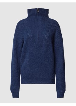 Sweter z dzianiny z kołnierzem ze sklepu Peek&Cloppenburg  w kategorii Swetry damskie - zdjęcie 168147379