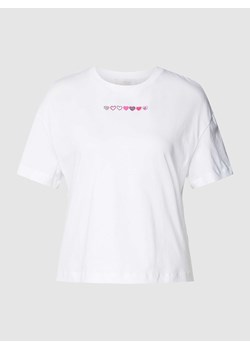 T-shirt zdobiony kamieniami ze sklepu Peek&Cloppenburg  w kategorii Bluzki damskie - zdjęcie 168147505