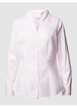 Bluzka ze spiczastym dekoltem ze stójką i listwą guzikową ze sklepu Peek&Cloppenburg  w kategorii Koszule damskie - zdjęcie 168147618