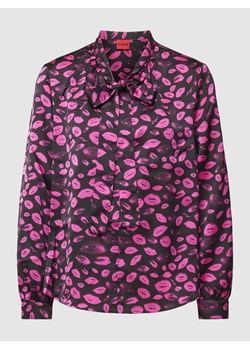 Bluzka z wiązaniem pod szyją i wzorem na całej powierzchni model ‘Cisena’ ze sklepu Peek&Cloppenburg  w kategorii Bluzki damskie - zdjęcie 168147789