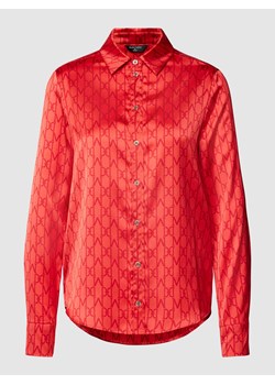 Bluzka z nadrukiem z logo na całej powierzchni model ‘MELISSA’ ze sklepu Peek&Cloppenburg  w kategorii Koszule damskie - zdjęcie 168148086