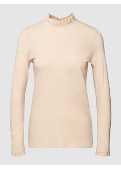 Bluzka z długim rękawem i wycięciem w kształcie łezki ze sklepu Peek&Cloppenburg  w kategorii Bluzki damskie - zdjęcie 168148625