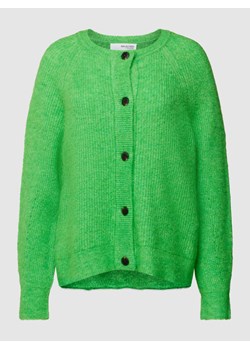 Kardigan w jednolitym kolorze model ‘LULU’ ze sklepu Peek&Cloppenburg  w kategorii Swetry damskie - zdjęcie 168148689