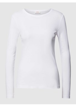 Bluzka z długim rękawem z dekoltem okrągłym ze sklepu Peek&Cloppenburg  w kategorii Bluzki damskie - zdjęcie 168149068