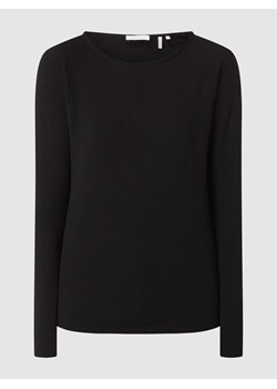 Bluzka z długim rękawem z bawełny ekologicznej ze sklepu Peek&Cloppenburg  w kategorii Bluzki damskie - zdjęcie 168149295