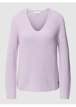 Sweter z dzianiny z fakturowanym wzorem model ‘Corry’ ze sklepu Peek&Cloppenburg  w kategorii Swetry damskie - zdjęcie 168149628
