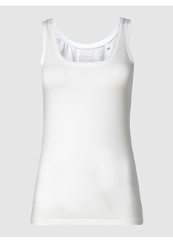 Top z mieszanki bawełny i elastanu ze sklepu Peek&Cloppenburg  w kategorii Bluzki damskie - zdjęcie 168149657