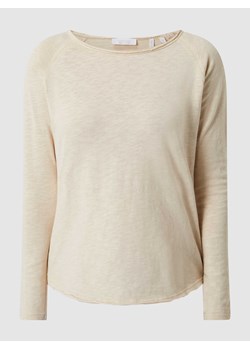 Bluzka z długim rękawem z bawełny ekologicznej ze sklepu Peek&Cloppenburg  w kategorii Bluzki damskie - zdjęcie 168150029