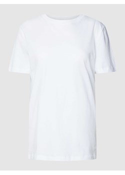 T-shirt z detalem z logo model ‘MYESSENTIAL’ ze sklepu Peek&Cloppenburg  w kategorii Bluzki damskie - zdjęcie 168150047