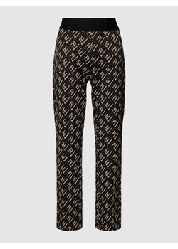 Spodnie materiałowe rozkloszowane o skróconym kroju model ‘MACY’ ze sklepu Peek&Cloppenburg  w kategorii Spodnie damskie - zdjęcie 168150196