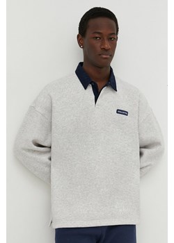 Hollister Co. bluza męska kolor szary melanżowa ze sklepu ANSWEAR.com w kategorii Bluzy męskie - zdjęcie 168154275