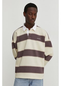 Hollister Co. bluza męska kolor beżowy wzorzysta ze sklepu ANSWEAR.com w kategorii Bluzy męskie - zdjęcie 168154286