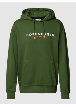 Bluza z kapturem i nadrukiem z logo model ‘Copenhagen’ ze sklepu Peek&Cloppenburg  w kategorii Bluzy męskie - zdjęcie 168154689