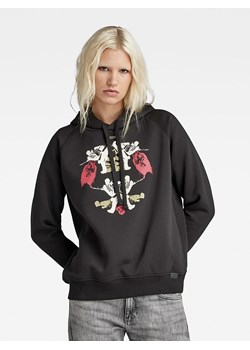 G-Star Bluza w kolorze czarnym ze wzorem ze sklepu Limango Polska w kategorii Bluzy damskie - zdjęcie 168155419