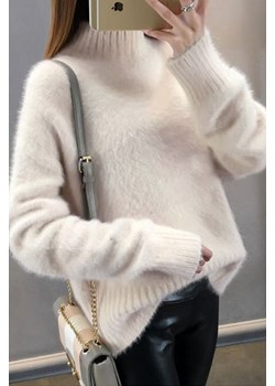 Sweter damski GONERSA ECRU ze sklepu Ivet Shop w kategorii Swetry damskie - zdjęcie 168157969