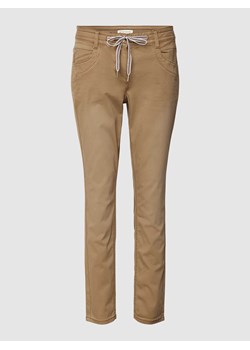Spodnie o kroju slim fit z tunelem ze sklepu Peek&Cloppenburg  w kategorii Spodnie damskie - zdjęcie 168159176