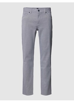 Chinosy o kroju slim fit z fakturowanym wzorem model ‘Delaware’ ze sklepu Peek&Cloppenburg  w kategorii Spodnie męskie - zdjęcie 168159289