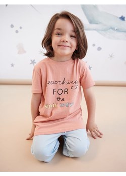 Sinsay - Koszulka z nadrukiem - różowy ze sklepu Sinsay w kategorii Bluzki dziewczęce - zdjęcie 168160268