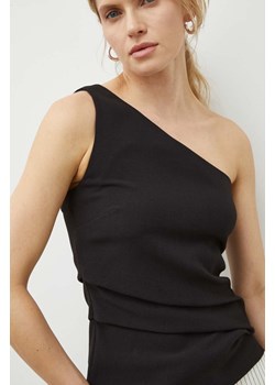 2NDDAY bluzka damska kolor czarny gładka ze sklepu ANSWEAR.com w kategorii Bluzki damskie - zdjęcie 168164075
