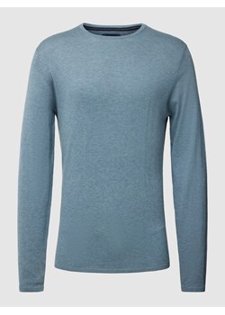 Sweter z dzianiny z prążkowanymi wykończeniami ze sklepu Peek&Cloppenburg  w kategorii Swetry męskie - zdjęcie 168167098