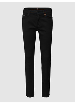 Jeansy o kroju skinny fit z detalem z logo model ‘Delaware’ ze sklepu Peek&Cloppenburg  w kategorii Spodnie męskie - zdjęcie 168167285