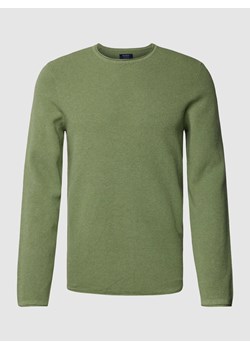 Sweter z dzianiny z okrągłym dekoltem ze sklepu Peek&Cloppenburg  w kategorii Swetry męskie - zdjęcie 168167387