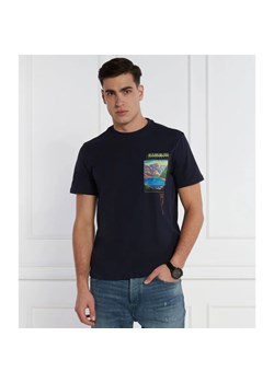 Napapijri T-shirt S-CANADA | Regular Fit ze sklepu Gomez Fashion Store w kategorii T-shirty męskie - zdjęcie 168169049