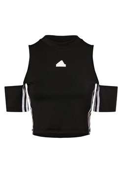 adidas Sportswear Top damski Kobiety czarny jednolity ze sklepu vangraaf w kategorii Bluzki damskie - zdjęcie 168170375