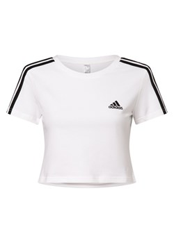 adidas Sportswear Koszulka damska Kobiety Bawełna biały jednolity ze sklepu vangraaf w kategorii Bluzki damskie - zdjęcie 168170377