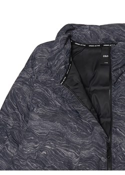 Cropp - Wzorzysta kurtka puffer ze stójką - szary ze sklepu Cropp w kategorii Kurtki męskie - zdjęcie 168172777