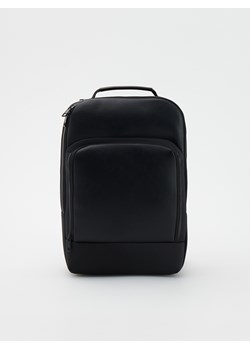 Reserved - Gładki plecak z uchwytem - czarny ze sklepu Reserved w kategorii Torby męskie - zdjęcie 168173939