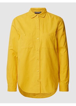 Bluzka koszulowa z imitacji sztruksu z kieszeniami na piersi ze sklepu Peek&Cloppenburg  w kategorii Koszule damskie - zdjęcie 168175338