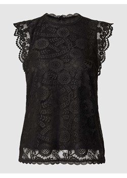 Bluzka z obszyciem koronką model ‘COLLINE’ ze sklepu Peek&Cloppenburg  w kategorii Bluzki damskie - zdjęcie 168175589