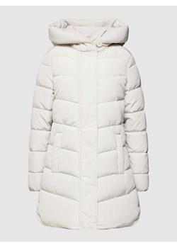 Płaszcz pikowany z kapturem ze sklepu Peek&Cloppenburg  w kategorii Płaszcze damskie - zdjęcie 168175678