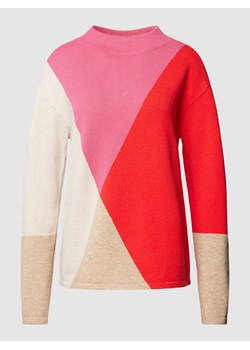 Sweter z dzianiny w stylu Colour Blocking ze sklepu Peek&Cloppenburg  w kategorii Swetry damskie - zdjęcie 168176005