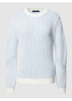 Sweter z dzianiny z okrągłym dekoltem ze sklepu Peek&Cloppenburg  w kategorii Swetry damskie - zdjęcie 168176107