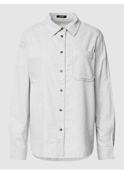 Bluzka koszulowa z efektem melanżu model ‘Farven’ ze sklepu Peek&Cloppenburg  w kategorii Koszule damskie - zdjęcie 168176188
