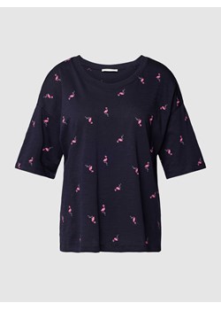 T-shirt z wzorem na całej powierzchni ze sklepu Peek&Cloppenburg  w kategorii Bluzki damskie - zdjęcie 168176405