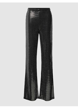 Spodnie z cekinowym obszyciem na całej powierzchni ze sklepu Peek&Cloppenburg  w kategorii Spodnie damskie - zdjęcie 168176497