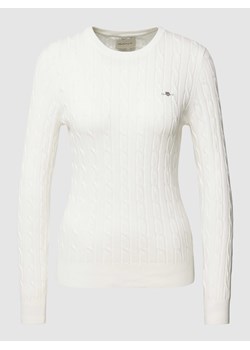 Sweter z dzianiny z detalem z logo ze sklepu Peek&Cloppenburg  w kategorii Swetry damskie - zdjęcie 168176498